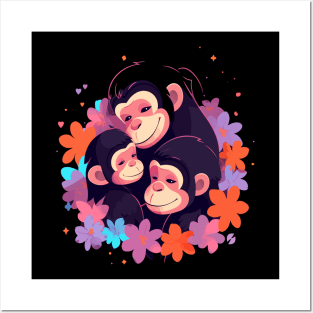 Monkey Mothers Day Posters and Art